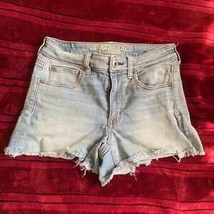 American Eagle Outfitters Light Blue Jean Short Shorts